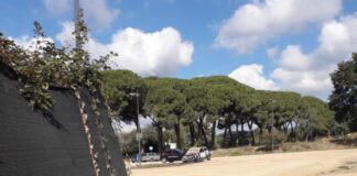Auto incenerita nel piazzale della Necropoli