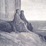 Dante e Virglio sulla spiagga del Purgatorio in una illustrazione di Gustave DorÃ©-INAF