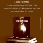 Presentazione Vita senz’anima di Giuseppe Bomboi – Sala Marmi Hotel des Epoques di Via Nomentana – Roma