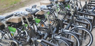 bicicletta in prestito dal comune per promuovere una mobilità green